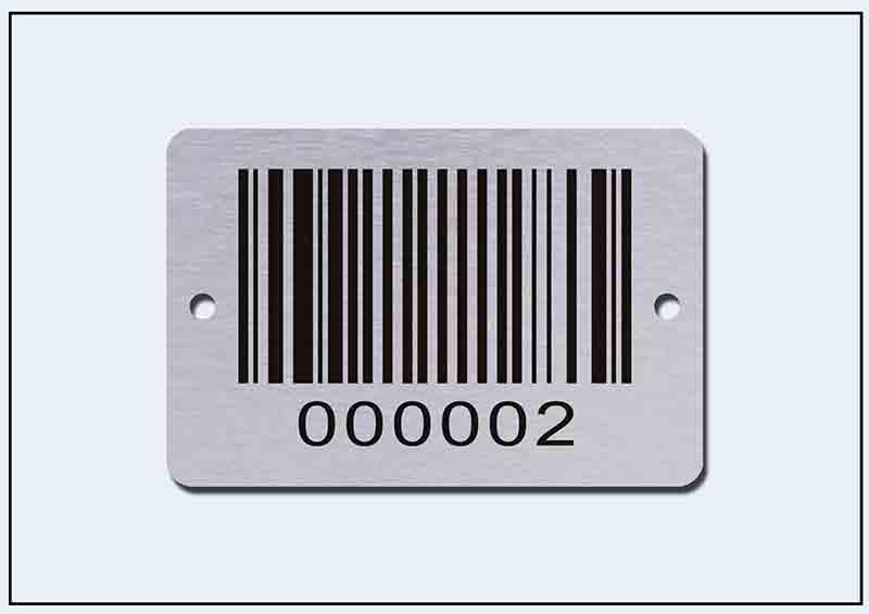 序列號(hào)鋁制條形碼銘牌標(biāo)牌 序列號(hào)鋁制條形碼銘牌標(biāo)牌
