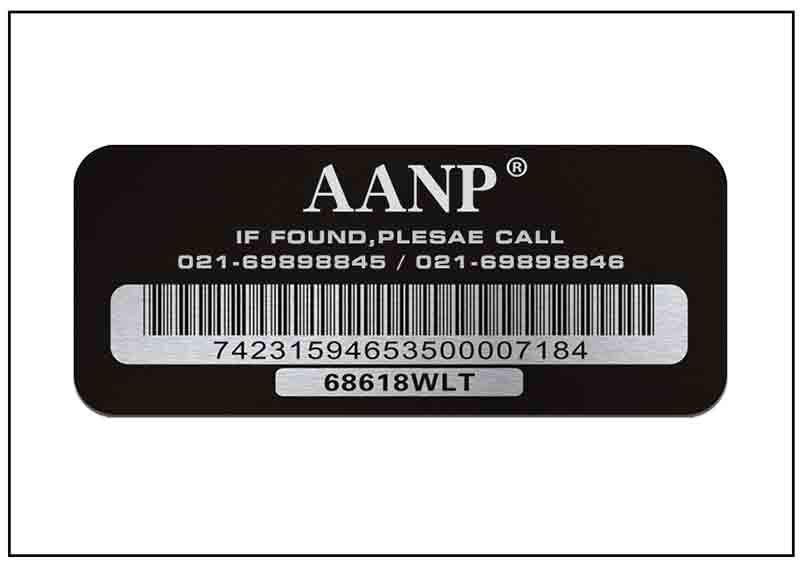 金屬條形碼牌銘牌標(biāo)牌 金屬條形碼牌銘牌標(biāo)牌