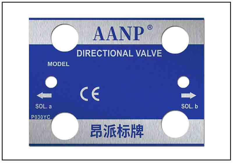 閥門通用銘牌標(biāo)牌