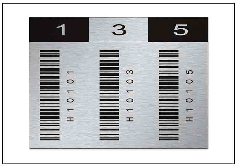 金屬條碼銘牌標(biāo)牌 金屬條碼銘牌標(biāo)牌