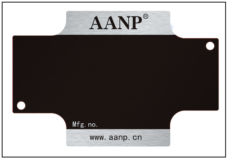 十字泵閥防偽銘牌標(biāo)牌